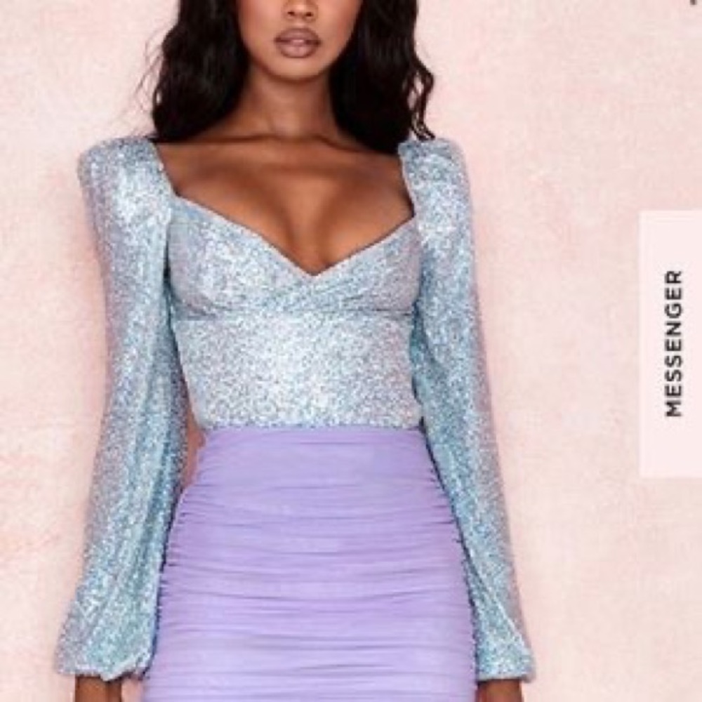 House of CB Sequin Bodysuit